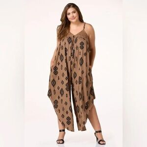 Cato | PLUS SIZE EMBELLISHED GENIE JUMPSUIT OTTER